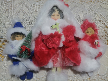 Новогодние куклы своими руками