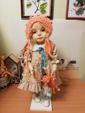 Текстильная кукла Ева