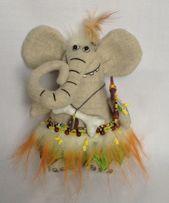 Слон текстильная игрушка